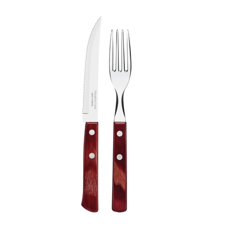 JGO. ASADO CHURRASCO CEREZO 12 pzas