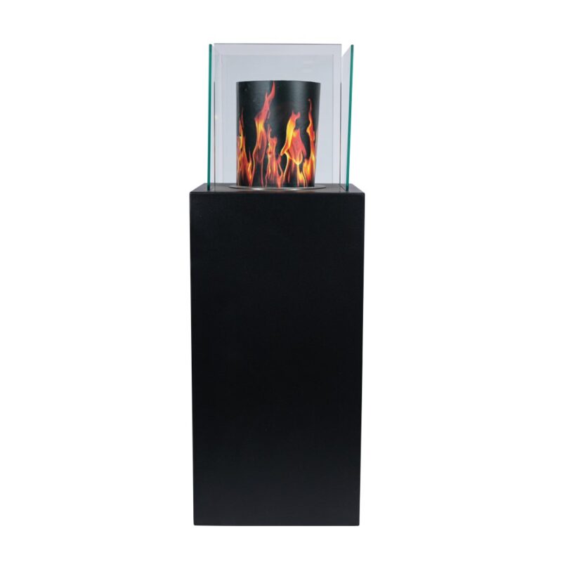 CHIMENEA PILAR NEGRO BIOETHANOL CRC3