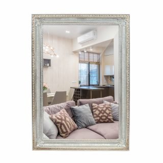 ESPEJO 60x90 PLATEADO/DORADO