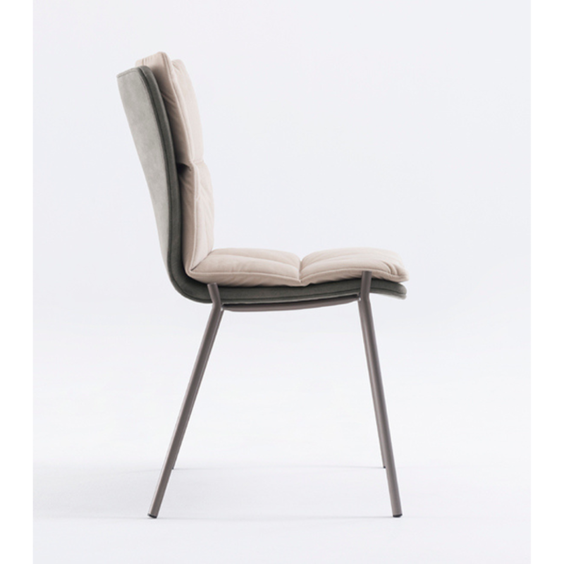 SILLA FLOW METAL ORO CLARO - Imagen 3