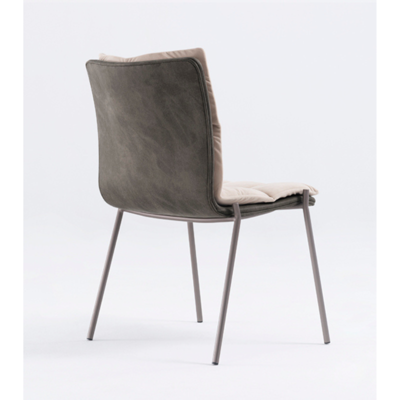 SILLA FLOW METAL ORO CLARO - Imagen 4