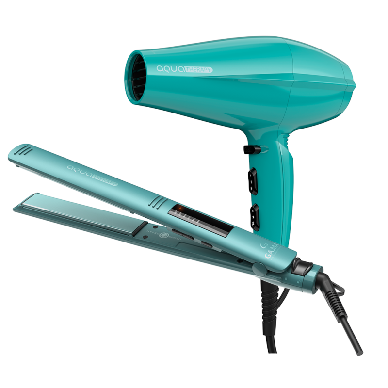 Combo Planchita+Secador Aqua