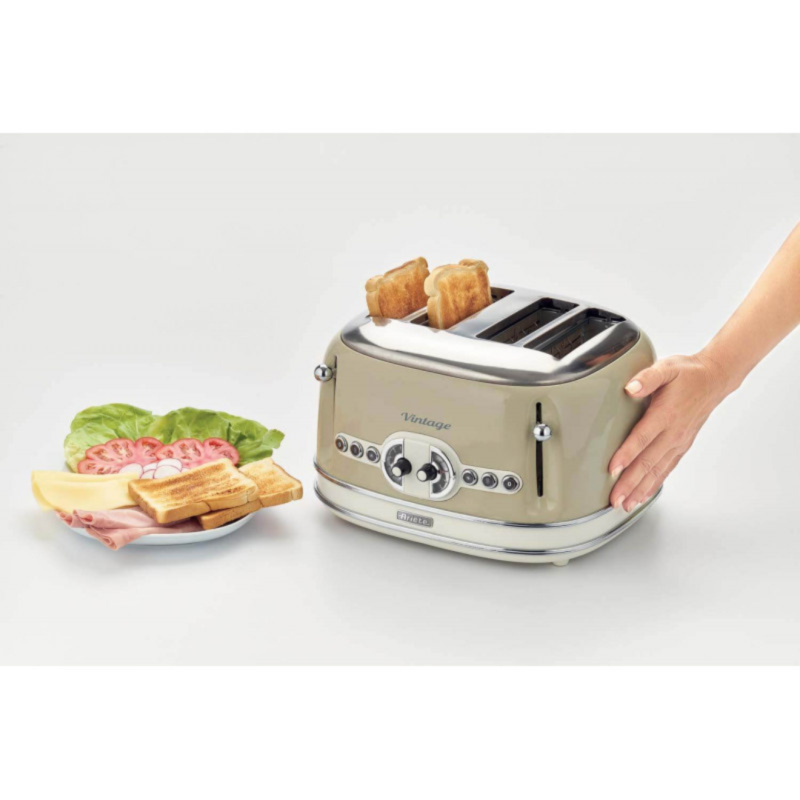 TOSTADORA ARIETE CREMA/BEIGE - Imagen 2