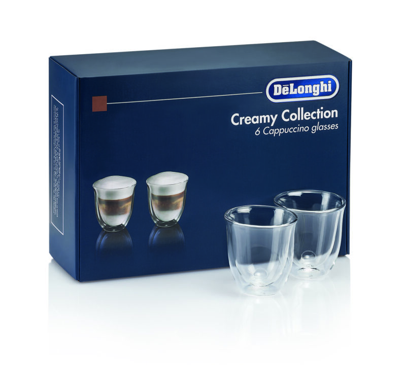 SET DLSC301 6 VASOS CAPPUC.190 DELONGHI
