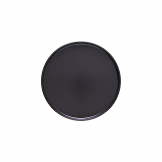 PLATO POSTRE EDGE PRETO