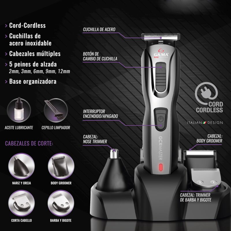 Cortapelo GA.MA GCX Master USB - Imagen 2