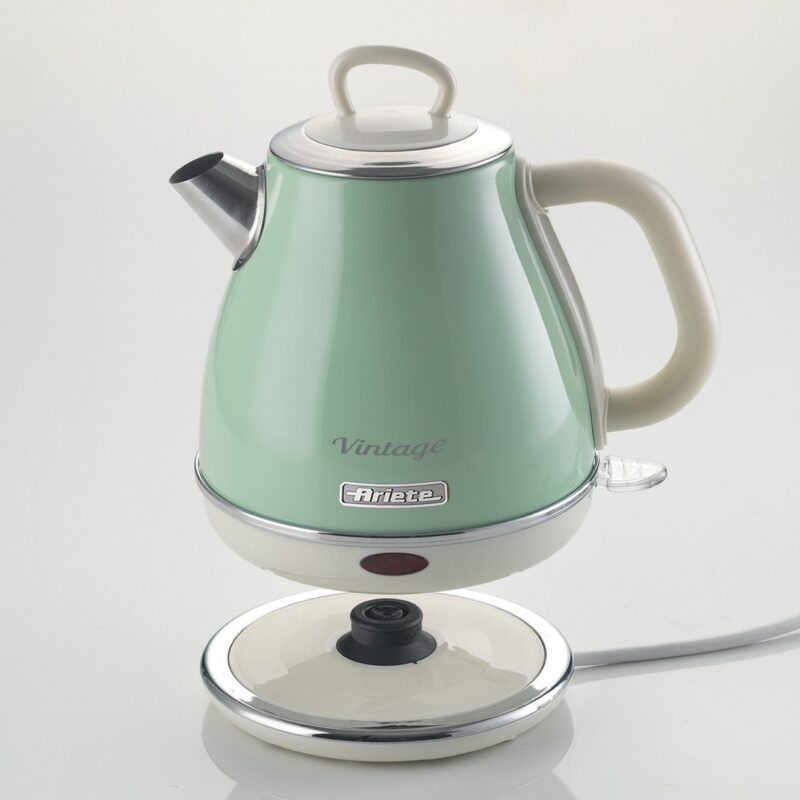 Hervidor De Agua 1 Ltr Crema/Verde - Imagen 3