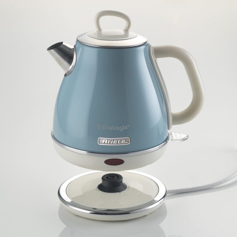 Hervidor De Agua 1 Ltr Crema/Azul - Imagen 2