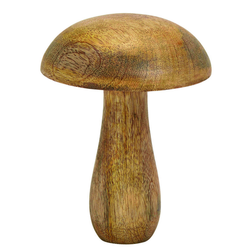 Hongo Madera Marron 11X15X11