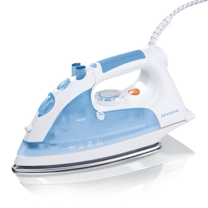 Plancha Vapor Blanco/Azul 2400W