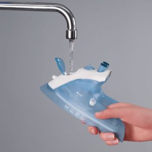 Plancha Vapor Blanco/Azul 2400W - Imagen 2