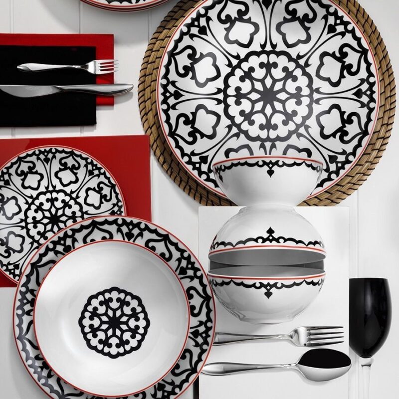 Vajilla De Mesa 24 Pzas Yasemin 9160