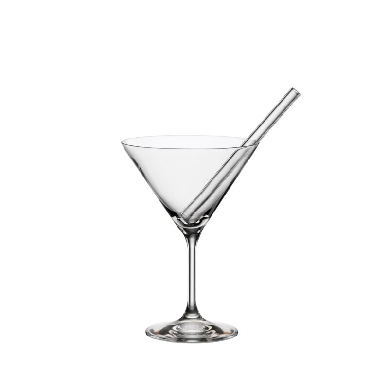 Set Copa Cocktail C/Pajilla Bar Sel X 2