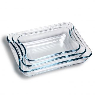 Set Asadera P/Horno Rect.3Pzas Smart T.