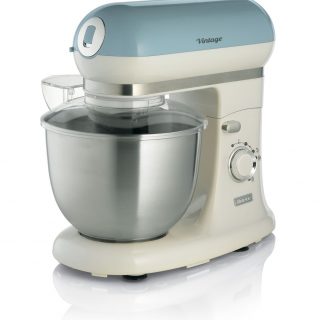 Batidora Vintage crema/azul