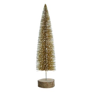 Arbol Navideno C/Tiras,Dorado 10X34X10