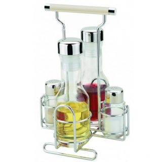 Jgo. Condimento Perle C/Tapa Inox