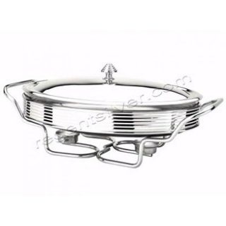 Porta Pirex Oval Folio C/Calentador 3Ltr