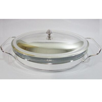 Porta Pirex Oval Folio 3 Ltrs