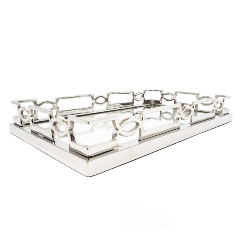 Bandeja Rectangular Espejada
