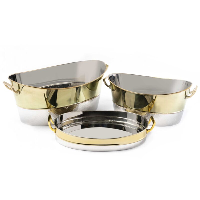Champagnera Inox Dorado Y Plata - Imagen 2