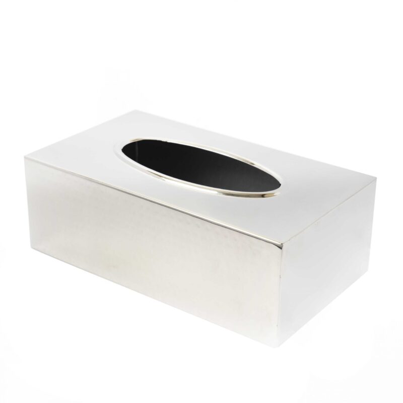 Porta Tissue Inox Martillado