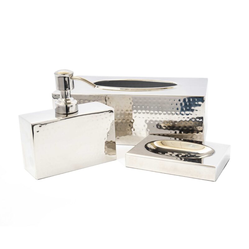 Jabonera Inox Martillada - Imagen 2