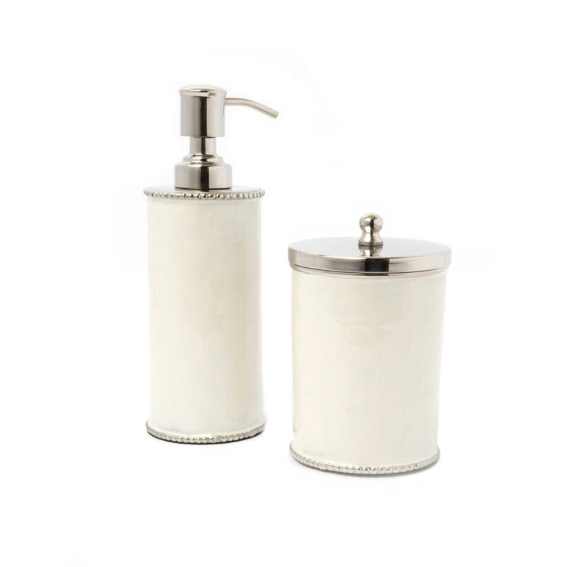 Dispensador De Jabon Con Textura Beige - Imagen 3