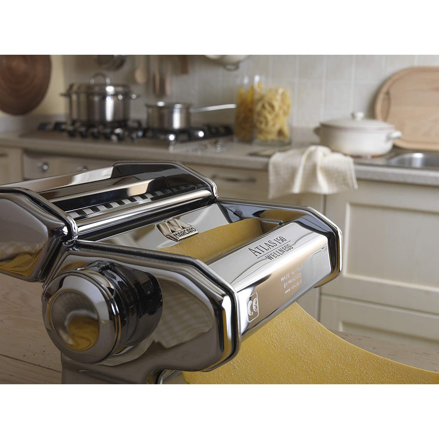 Comprar maquina para pasta fresca italiana con motor Marcato Atlas 150