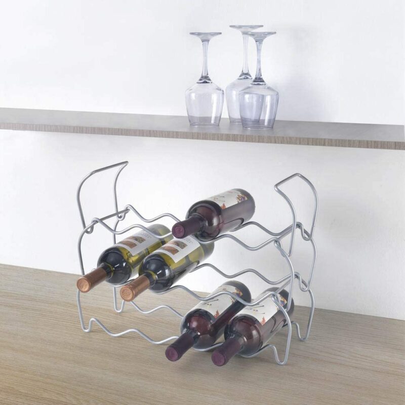 PORTA VINO APILABLE 12 BOTELLAS (METALTEX) - Imagen 5