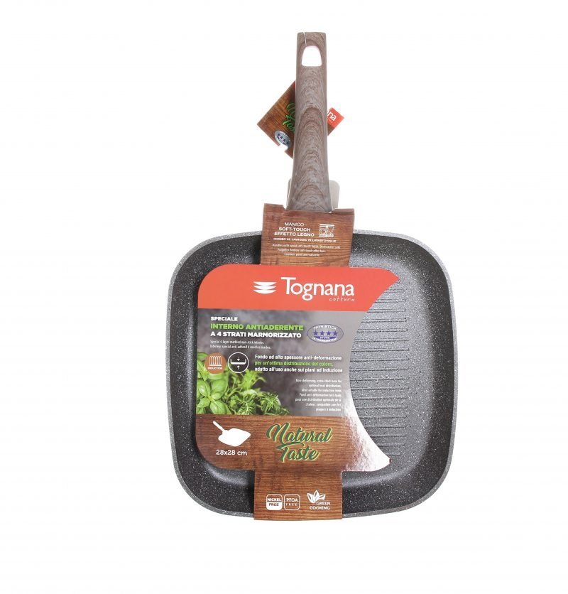 GRILL CUADRADO NATURAL TASTE 28x28 - Imagen 2