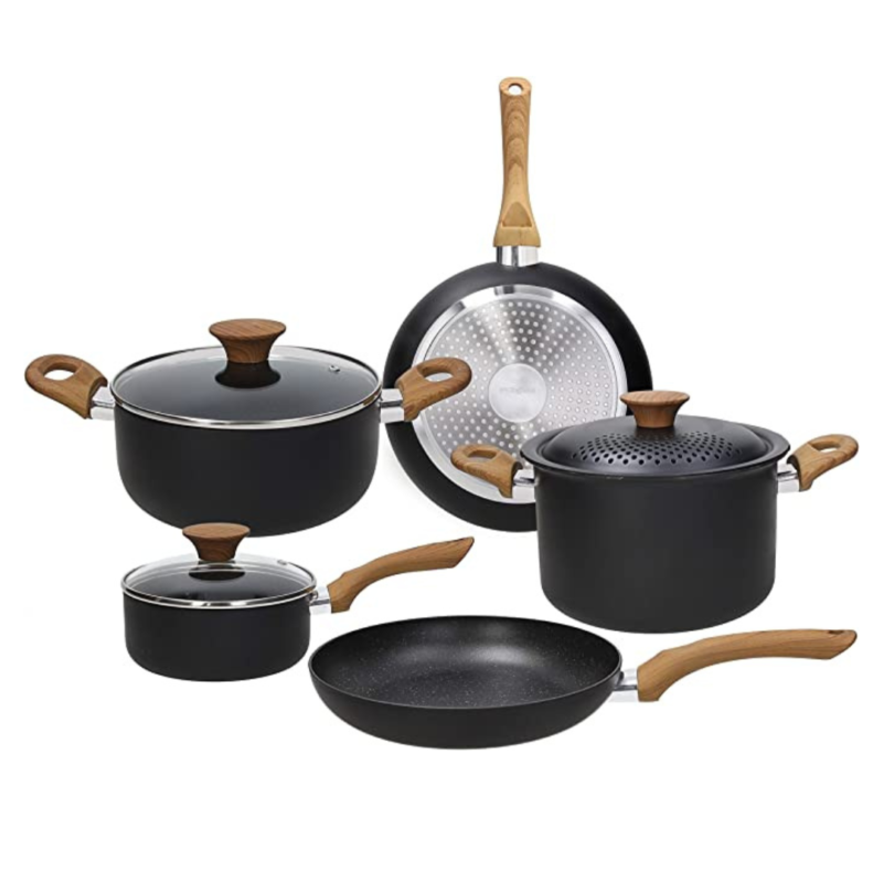 JGO OLLAS ROCK IN WOOD 8pzas