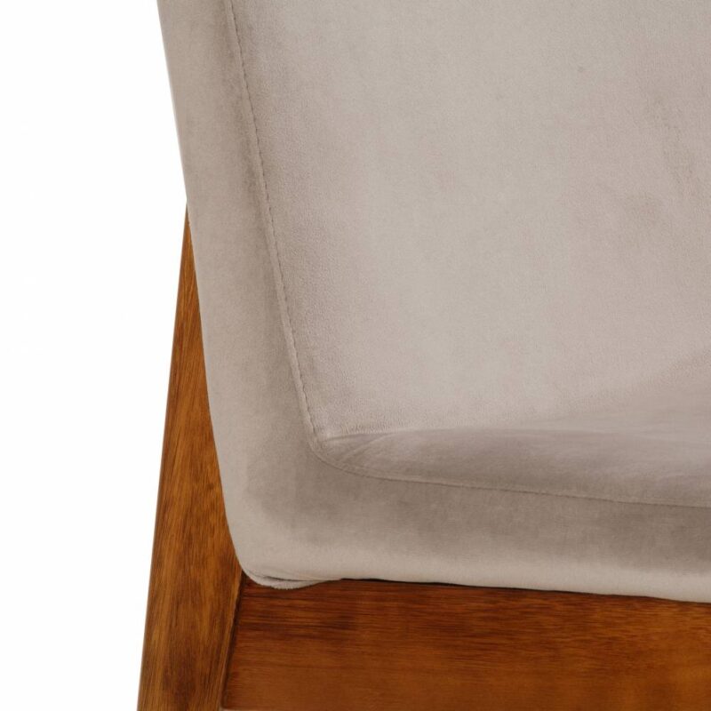 SILLA SLIM TAPIZADO BLANCO 53X47X85 - Imagen 4