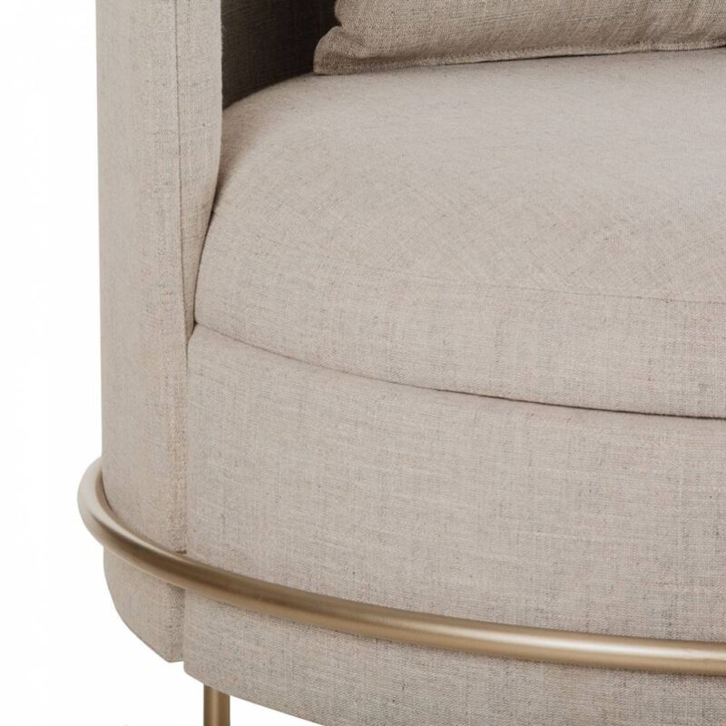 POLTRONA CURVA METAL 72X75X78 - Imagen 5
