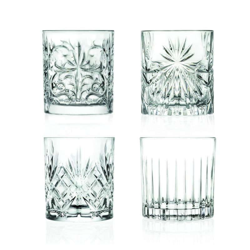 SET MIXOLOGY 4 VASOS BAJOS