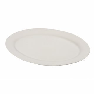 FUENTE OVAL BLANCO 35.5 cms
