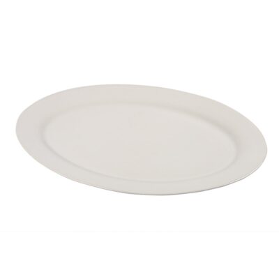 FUENTE OVAL BLANCO 35.5 cms