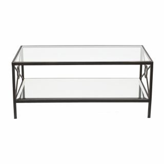 MESA RECTANGULAR c/VIDRIO BISELADO