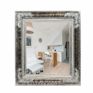 ESPEJO BISC. 50x60 PLATEADO-DORADO