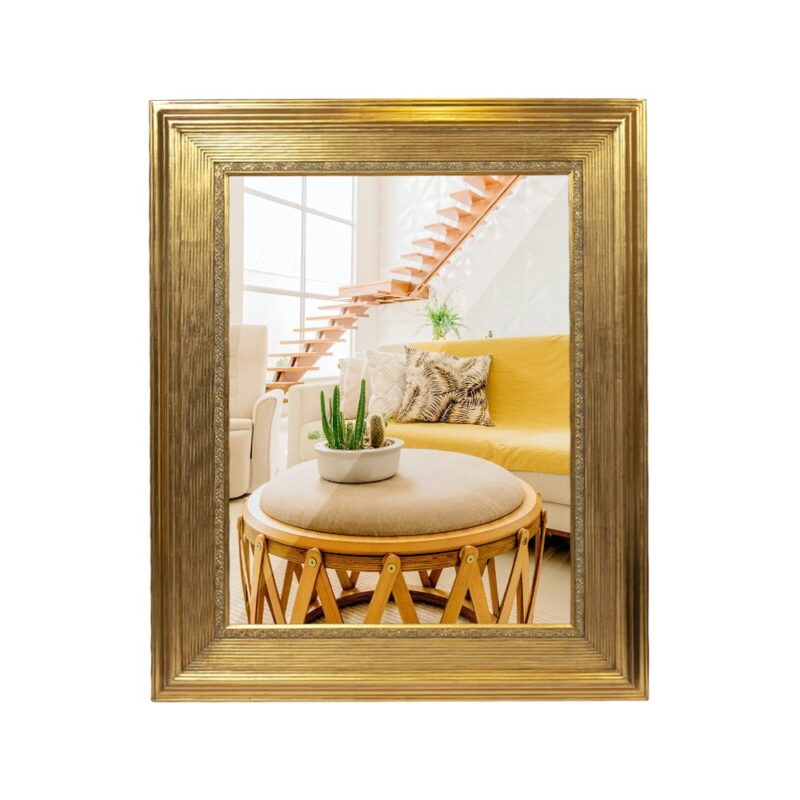 ESPEJO 90x120 DORADO OPACO