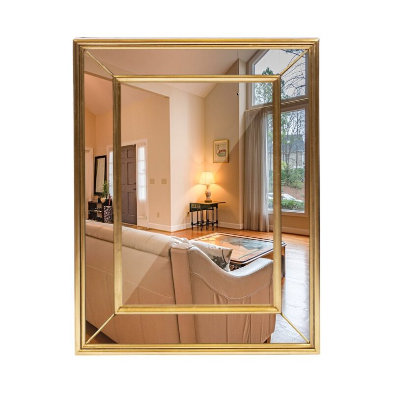 ESPEJO BISC. 40x60 DORADO