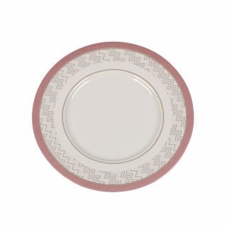 PLATO POSTRE 22 cms ARENA MALVA x 6