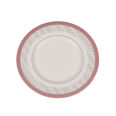 PLATO POSTRE 22 cms ARENA MALVA x 6