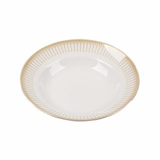 PLATO HONDO 22 cms LUSTER GOLD