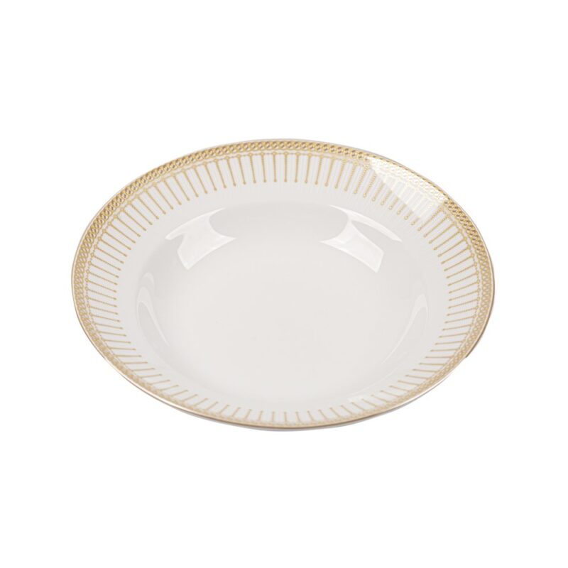 PLATO HONDO 22 cms LUSTER GOLD
