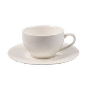 TAZA CAFE 90 ml c/PLAT.KB-136 DECOR 1