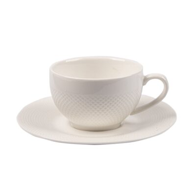 TAZA CAFE 90 ml c/PLAT.KB-136 DECOR 1