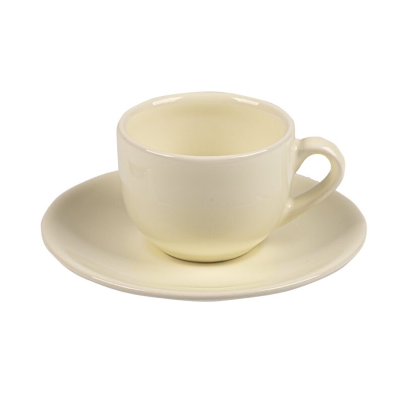 NC BELEN TAZA CAFE c/PLAT.46 I MARFIL - Imagen 2