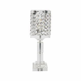 LAMPARA DE CRISTAL c/PANTALLA CRISTAL
