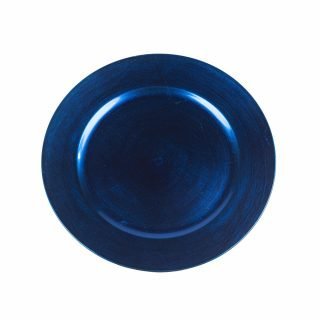 POSA PLATO AZUL DIAM. 33 c/PERLITAS